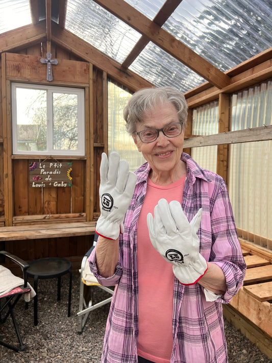 Bar LD Branded Leather Gloves